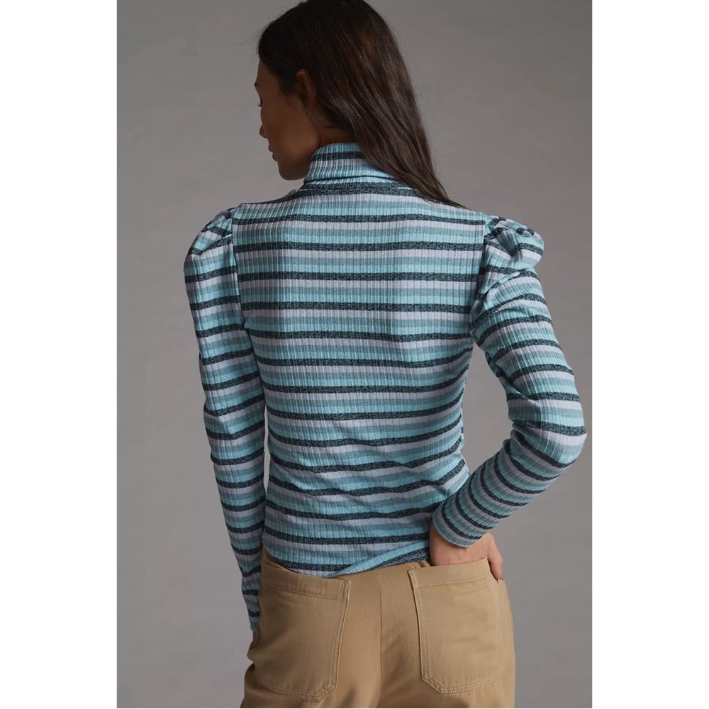 Anthropologie Maeve Puff-Sleeved Turtleneck- SZ XL - NWT - Picture 3 of 10